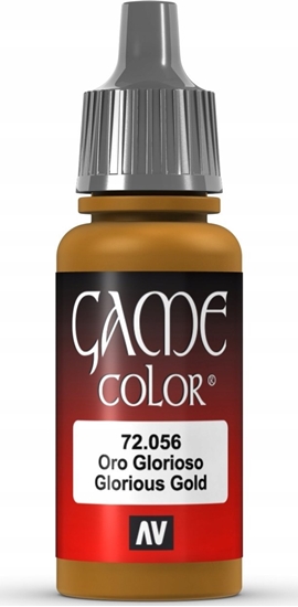Picture of Vallejo Vallejo: 72.056 - Game Color - Metallic - Glorious Gold (18 ml)
