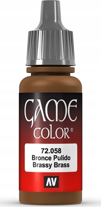 Attēls no Vallejo Vallejo: 72.058 - Game Color - Metallic - Brassy Brass (18 ml)
