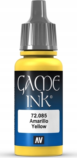 Picture of Vallejo Vallejo: 72.085 - Game Color - Ink - Yellow (18 ml)