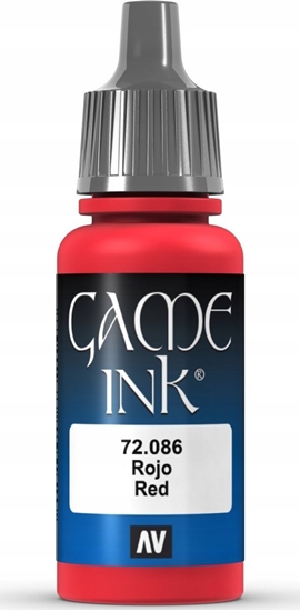 Изображение Vallejo Vallejo: 72.086 - Game Color - Ink - Red (18 ml)