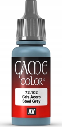 Attēls no Vallejo Vallejo: 72.102 - Game Color - Steel Grey (18 ml)