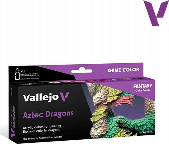 Picture of Vallejo Vallejo: 72.195 - Game Color - Aztec Dragons (8x18 ml)