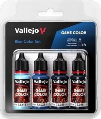 Изображение Vallejo Vallejo: 72.376 - Game Color - Blue Color Set 4 x (18 ml)