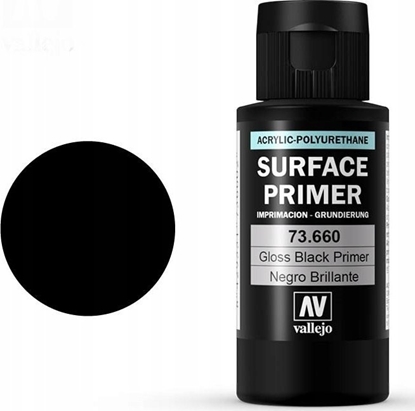 Attēls no Vallejo Vallejo: 73.660 - Surface Primers - Gloss Black (60 ml)