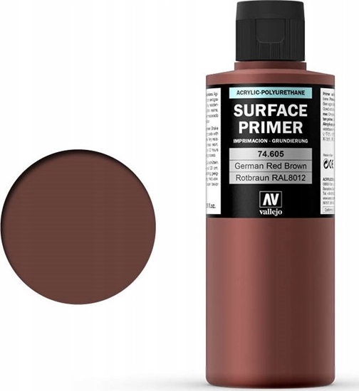 Picture of Vallejo Vallejo: 74.605 - Primers - German Red Brown (200 ml)