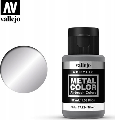 Attēls no Vallejo Vallejo: 77.724 - Metal Color - Silver (32 ml)