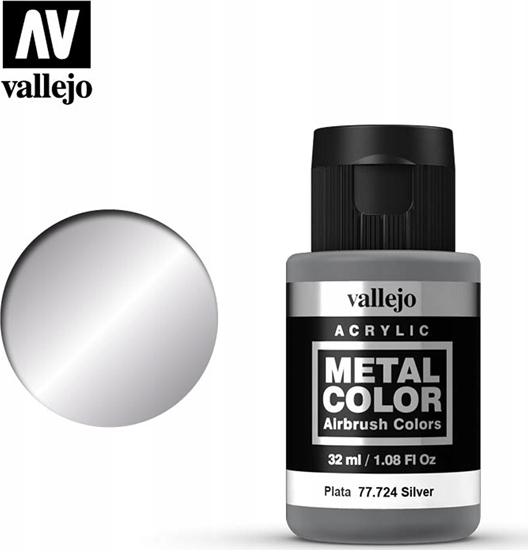 Picture of Vallejo Vallejo: 77.724 - Metal Color - Silver (32 ml)