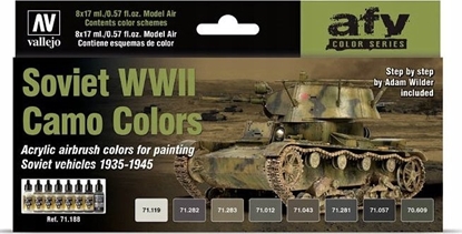 Attēls no Vallejo Vallejo: AFV - Soviet WWII Camo Colors 8x17