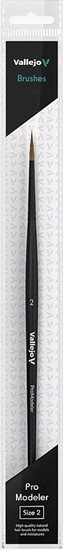 Picture of Vallejo Vallejo: B01002 - Pro Modeler - Round Brush - Natural 2