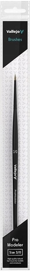 Picture of Vallejo Vallejo: B01030 - Pro Modeler - Round Brush - Natural 3/0