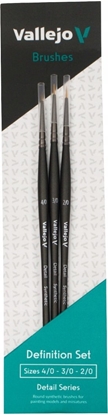 Attēls no Vallejo Vallejo: B02990 - Detail - Definition Set - Synth (4/0, 3/0, 2/0)