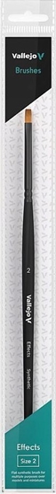 Picture of Vallejo Vallejo: B04002 - Effects - Flat Rectangular Brush - Synthetic 2
