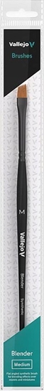 Picture of Vallejo Vallejo: B05002 - Blender - Flat Angled Brush - Synthetic M