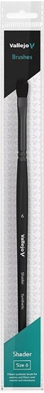 Picture of Vallejo Vallejo: B06006 - Shader - Flat Brush - Synthetic 6