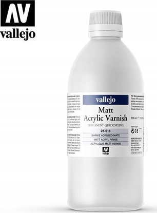Attēls no Vallejo Vallejo: Matt Acrylic Varnish 500ml