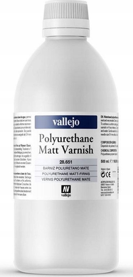 Picture of Vallejo Vallejo: Matt Polyurethane Varnish 500ml