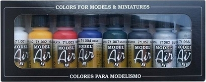 Attēls no Vallejo Vallejo: Model Air - Basic Colors 8x17