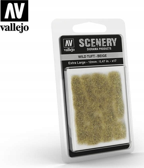 Picture of Vallejo Vallejo: Scenery - Wild Tuft - Beige (12 mm)x17