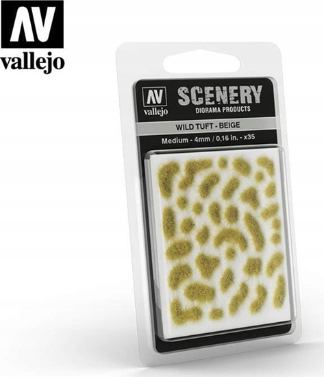 Picture of Vallejo Vallejo: Scenery - Wild Tuft - Beige (4 mm)x35