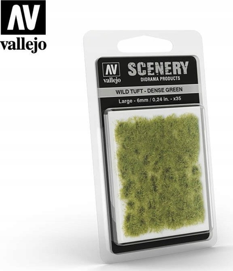 Изображение Vallejo Vallejo: Scenery - Wild Tuft - Dense Green (6)x35