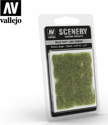 Attēls no Vallejo Vallejo: Scenery - Wild Tuft - Dry Green (12 mm) x17