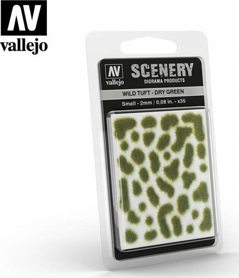Изображение Vallejo Vallejo: Scenery - Wild Tuft - Dry Green (2 mm)x35