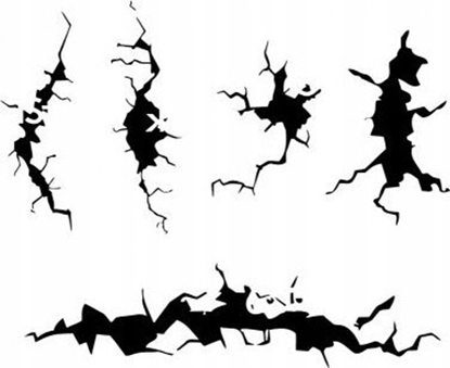 Picture of Vallejo Vallejo: Stencils - Cracked Wall