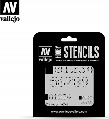 Picture of Vallejo Vallejo: Stencils - Digital Numbers