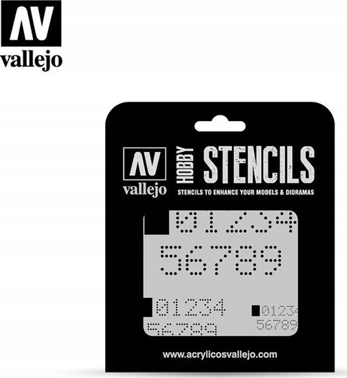 Picture of Vallejo Vallejo: Stencils - Digital Numbers
