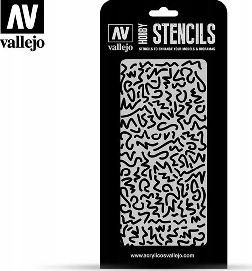 Picture of Vallejo Vallejo: Stencils - Luftwaffe WWII Shingles Camo