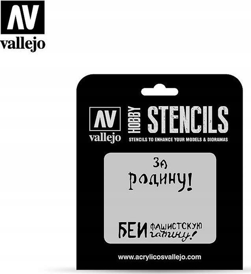 Picture of Vallejo Vallejo: Stencils - Soviet Slogans WWII 2