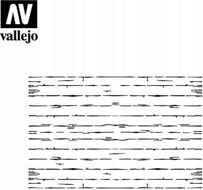 Picture of Vallejo Vallejo: Stencils - Wood Texture 1