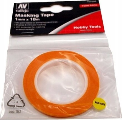 Picture of Vallejo Vallejo: T07002 - Tools - Precision Masking Tape 1 mm x 18 m (2)