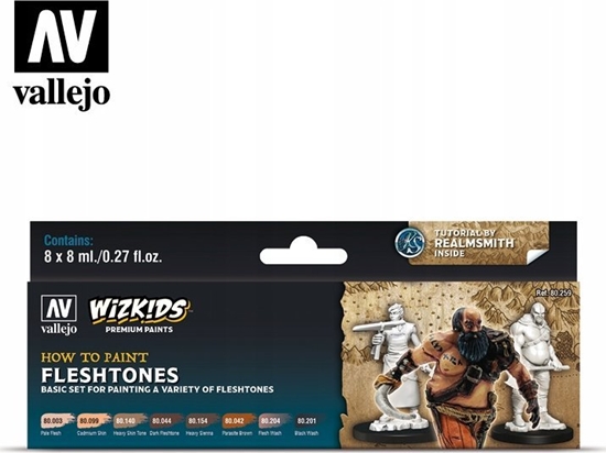 Picture of Vallejo Vallejo: Wizkids - Fleshtones 8x8 ml