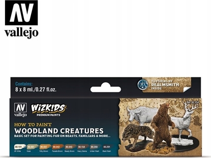Picture of Vallejo Vallejo: Wizkids - Woodland creatures 8x8 ml