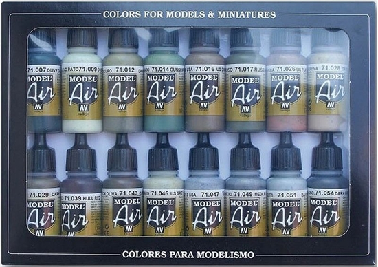 Picture of Vallejo Zestaw farb Air 16 WWII Britisch Aircraf - GXP-601246