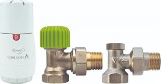 Picture of Vario Term zestaw grzejnikowy ktowy ECON z gowic TRENDY EGS05106C/FK