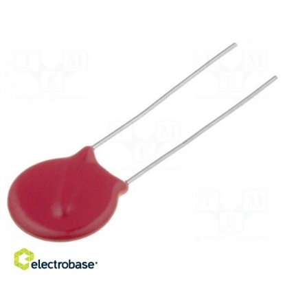 Изображение Varistors: metāla oksīds | THT | 275VAC | 369VDC | 430V | 2,5 kA | 45J