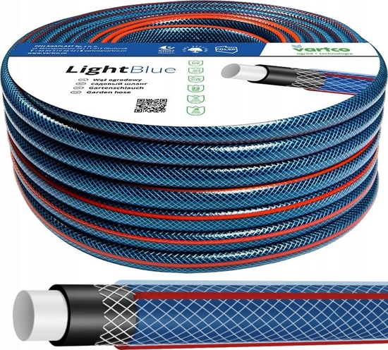 Picture of Vartco Garden hose 3/4" 20m 4-ply Vartco LIGHT BLUE 1008340020