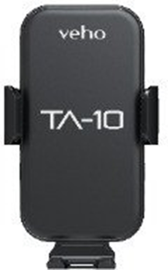 Picture of Veho IN-CAR SMARTPHONE CRADLE, Additional display, Black, ABS, Any brand, All smartphones with Qi wireless technology, 5V 2A, 9V 2