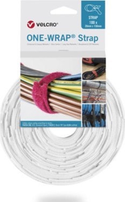 Изображение Velcro Tama VELCRO One Wrap 20 mm x 330 mm, 100 sztuk, biaa