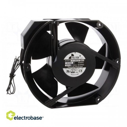 Picture of Ventilators: AC | aksiāls | 230VAC | 172x150x55mm | 408m3/h | 55dBA | gultnis
