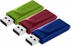Picture of Verbatim Slider - USB Drive - 3x16 GB - Blue/Red/Green