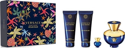 Picture of Versace Versace Pour Femme Dylan Blue zestaw woda perfumowana spray 100ml + miniatura wody perfumowanej 5ml + el pod prysznic 100ml + balsam do ciaa 100ml
