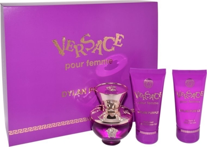 Picture of Versace VERSACE SET (DYLAN PURPLE (W) EDP/S 50ML + PERFUMED BATH&SHOWER GEL 50ML + PERFUMED BODY LOTION 50ML)