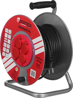 Attēls no Vertex Przeduacz elektryczny bbnowy 25M 3x2,5mm PB25METAL czarny