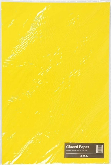 Picture of Vertiv Glanspapir Play Cut 32x48 cm solgul - (25 ark)