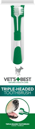 Изображение Vet's Best Trzygowicowa szczoteczka do zbów dla psów