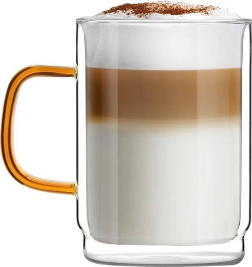 Picture of Vialli Design Komplet 2 szklanek z podwójn ciank Amber 350 ml 8593