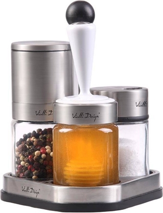 Изображение Vialli Design Zestaw do przypraw i miodu SOHO 8838